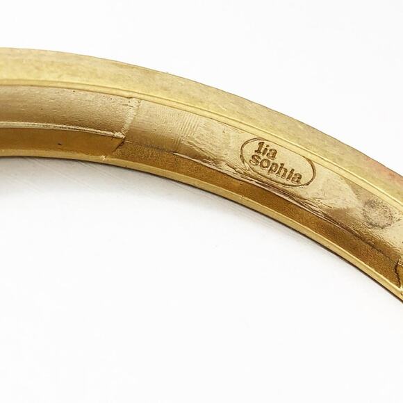 Lia Sophia On Point & Bolt Bangle Bracelet Set - Picture 9 of 10